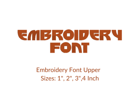 Big Hero Font Embroidery Design: Bold Personalization