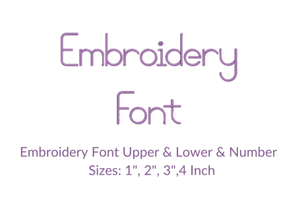 Blooming Grove Font Embroidery Design Guide