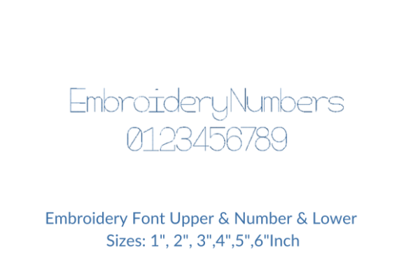 Bring Your Text to Life with Cherry Font Numbers Embroidery Design