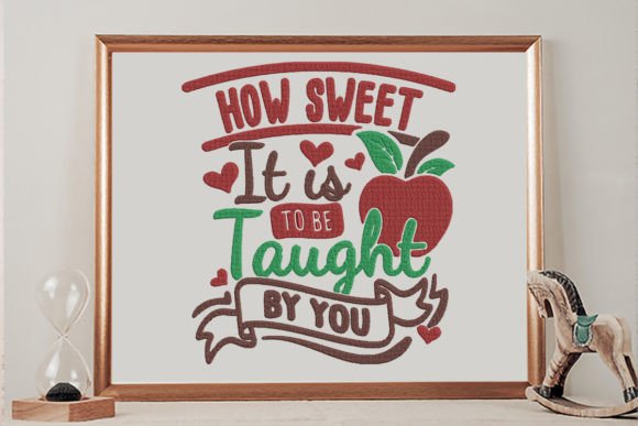 How Sweet It Is to Be Taught by You: A Strategic Approach to Embroidery Design