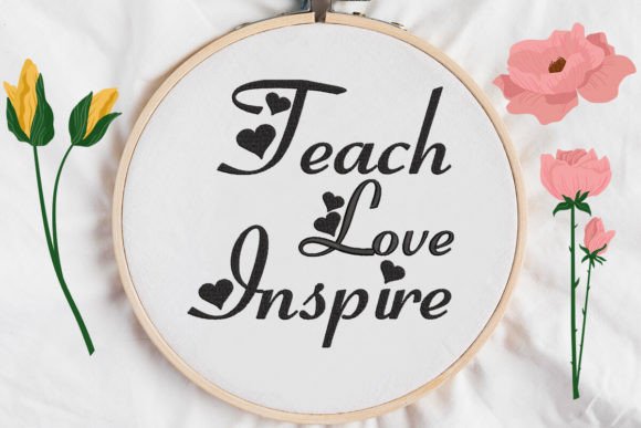 Teach Love Inspire, Teacher: A Strategic Approach to Embroidery Design