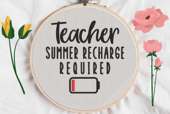 Teacher Summer Recharge Required Design