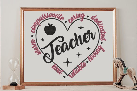 The Dedicated Teacher: Elevating Textile Art with Whimsical Machine Embroidery